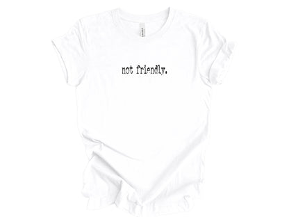 The "Not Friendly" Era Tee & Sweatshirt