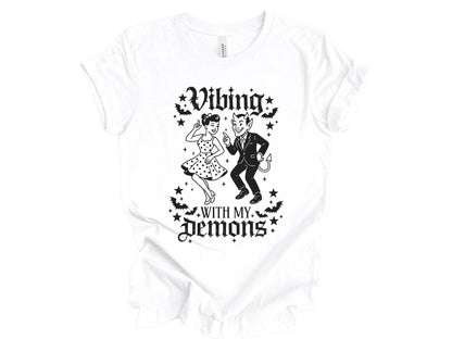 The Vibing With My Demons Era Tee & Sweatshirt