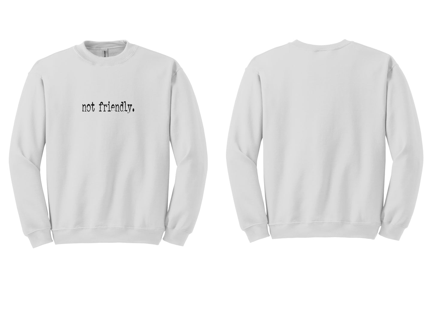 The "Not Friendly" Era Tee & Sweatshirt