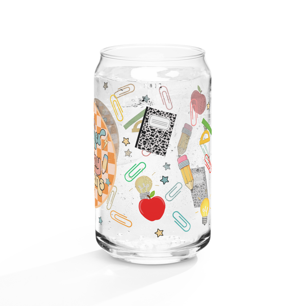 The "Tiny Humans" Era 16 oz Can-Shaped Glass