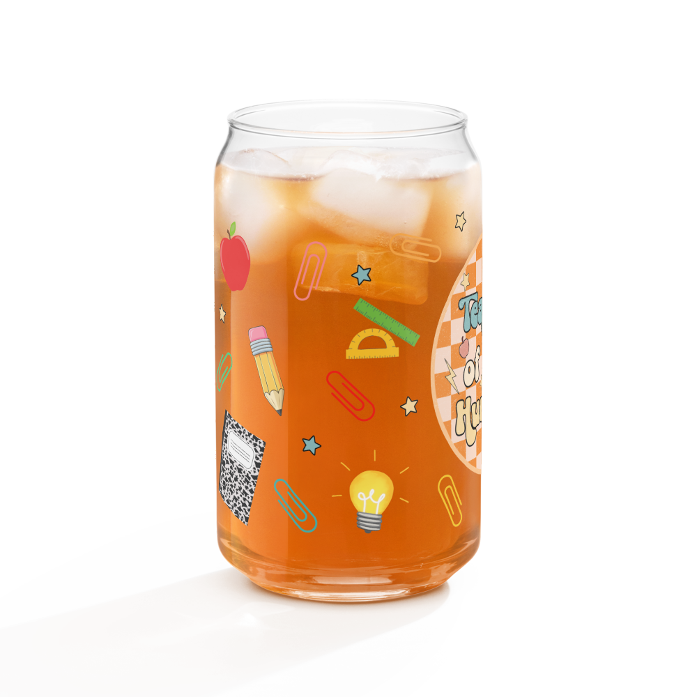 The "Tiny Humans" Era 16 oz Can-Shaped Glass