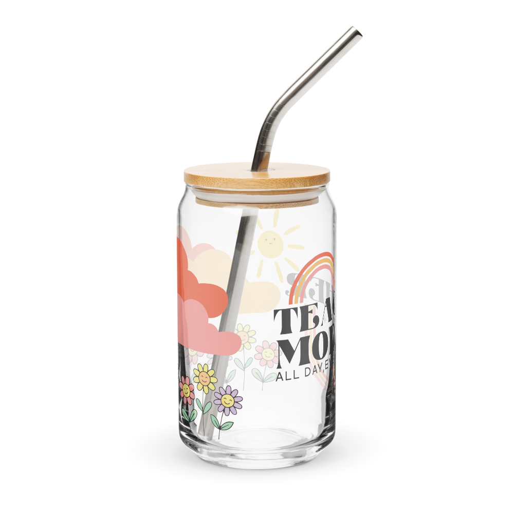 The "Teacher Mode" Era 16 oz Can-Shaped Glass