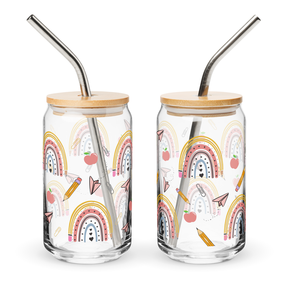 The "Empowered Educator" Era 16oz Glass Can