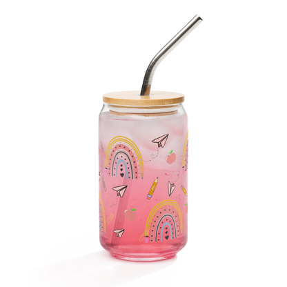 The "Empowered Educator" Era 16oz Glass Can