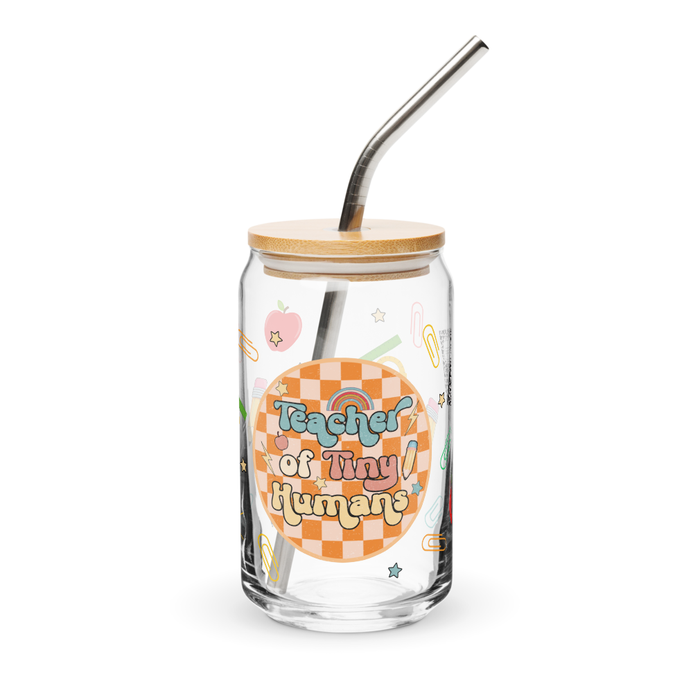 The "Tiny Humans" Era 16 oz Can-Shaped Glass