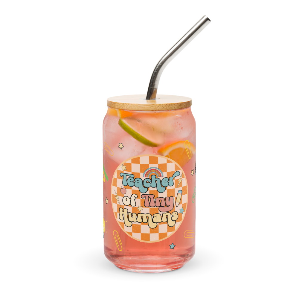 The "Tiny Humans" Era 16 oz Can-Shaped Glass