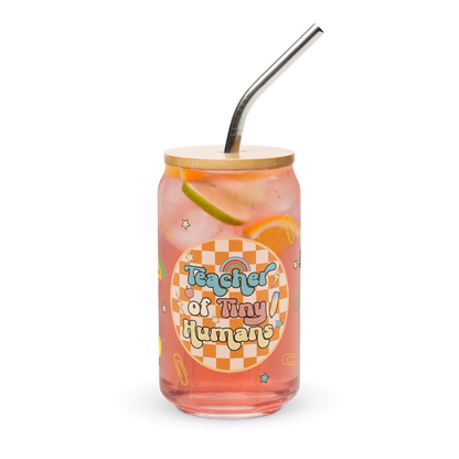 The "Tiny Humans" Era 16 oz Can-Shaped Glass