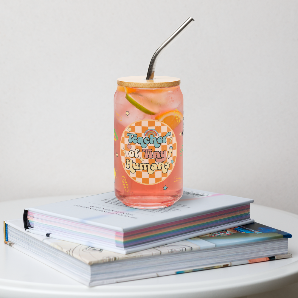 The "Tiny Humans" Era 16 oz Can-Shaped Glass