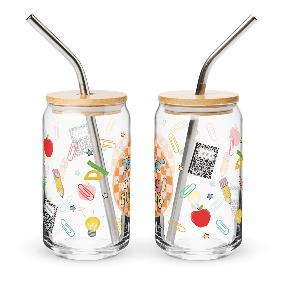 The "Tiny Humans" Era 16 oz Can-Shaped Glass