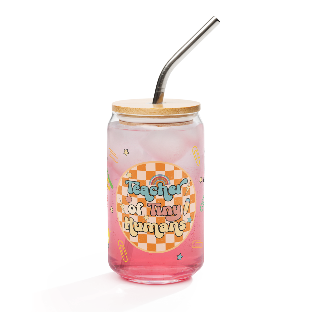 The "Tiny Humans" Era 16 oz Can-Shaped Glass