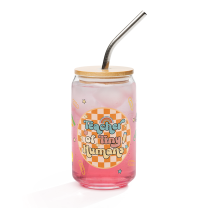 The "Tiny Humans" Era 16 oz Can-Shaped Glass