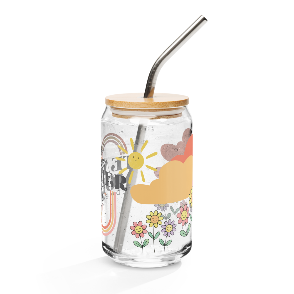 The "Teacher Mode" Era 16 oz Can-Shaped Glass