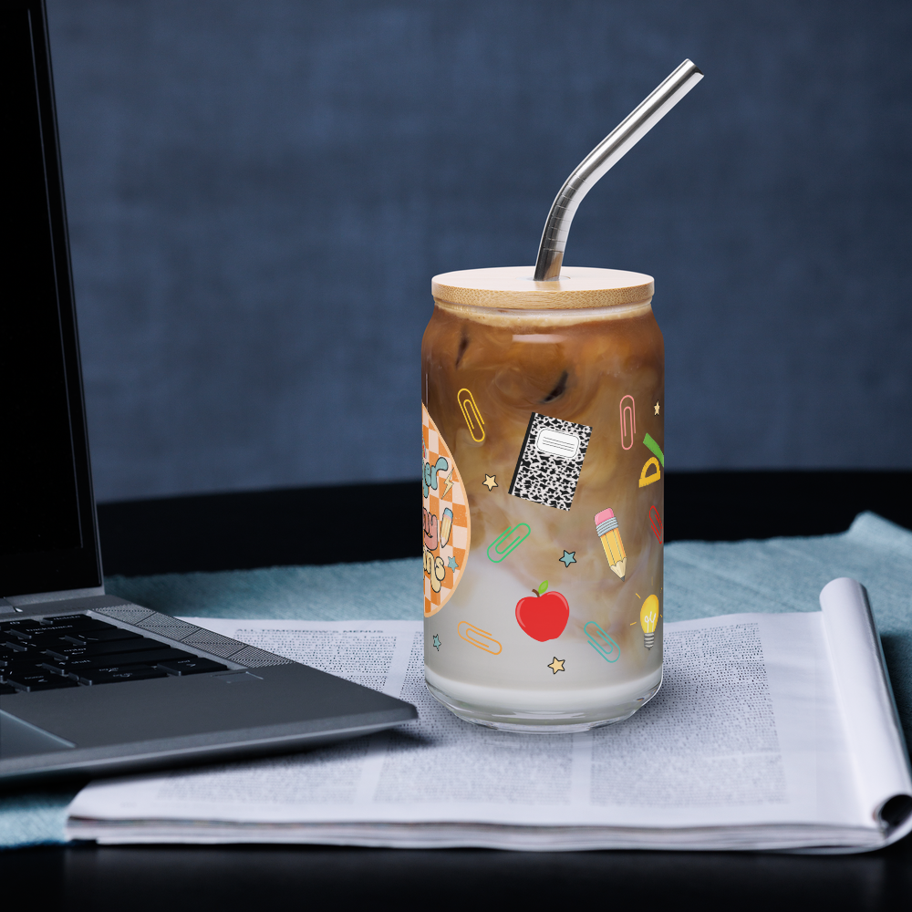 The "Tiny Humans" Era 16 oz Can-Shaped Glass