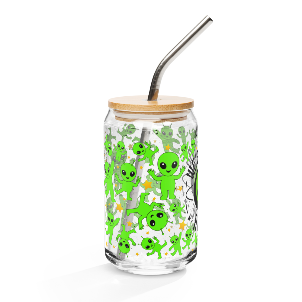 The "Out of This World" Era 16oz Glass Can