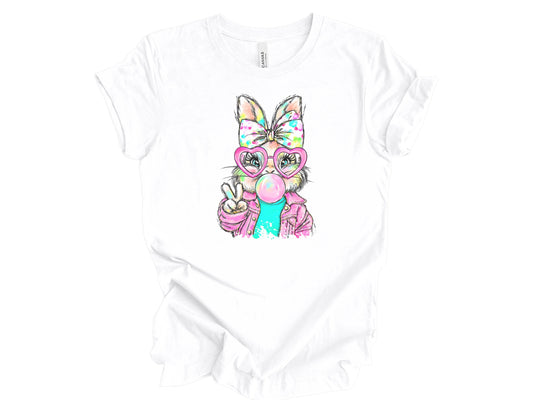 The Retro-Kitsch Bubblegum Bunny Tee