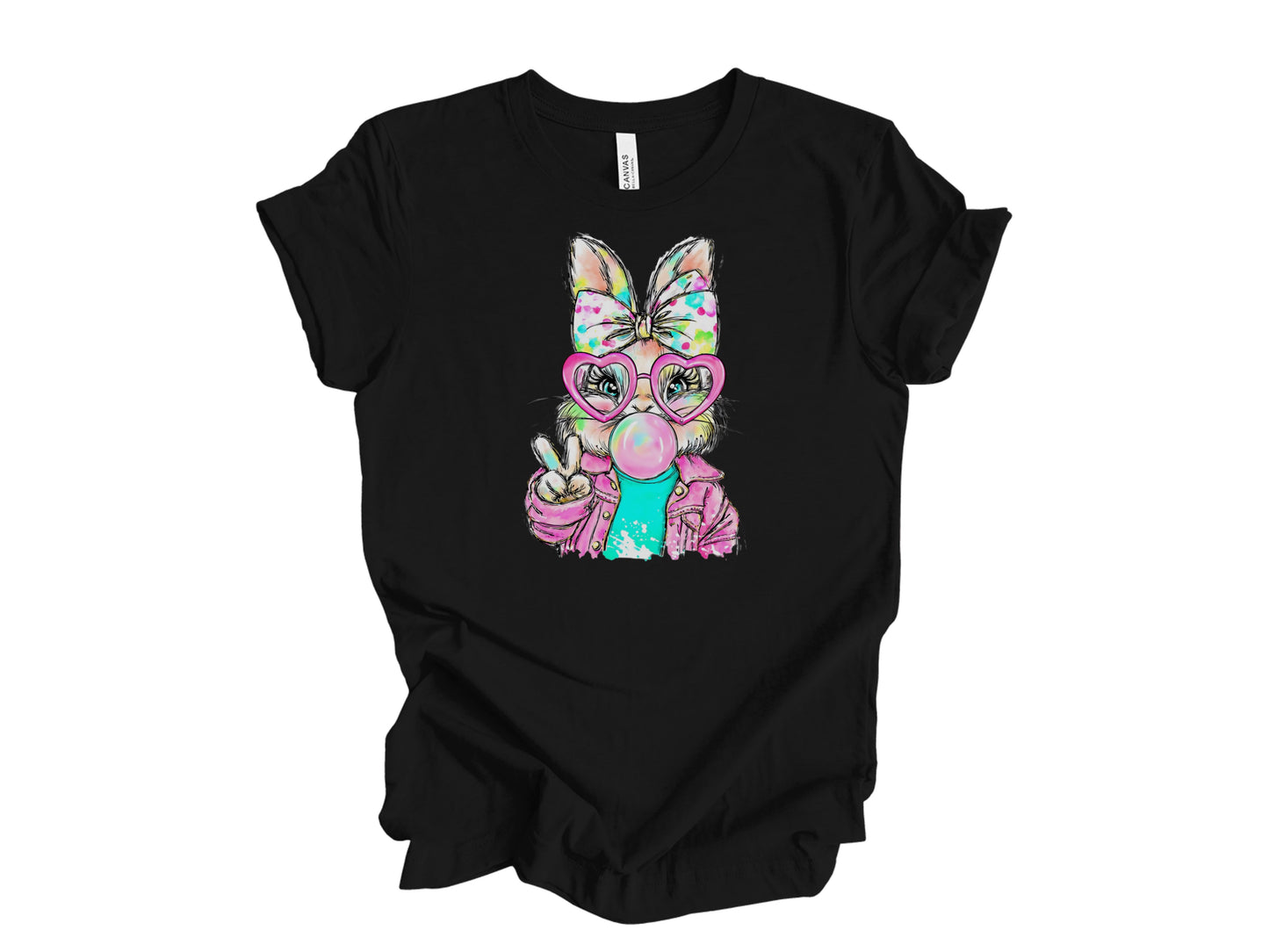 The Retro-Kitsch Bubblegum Bunny Tee