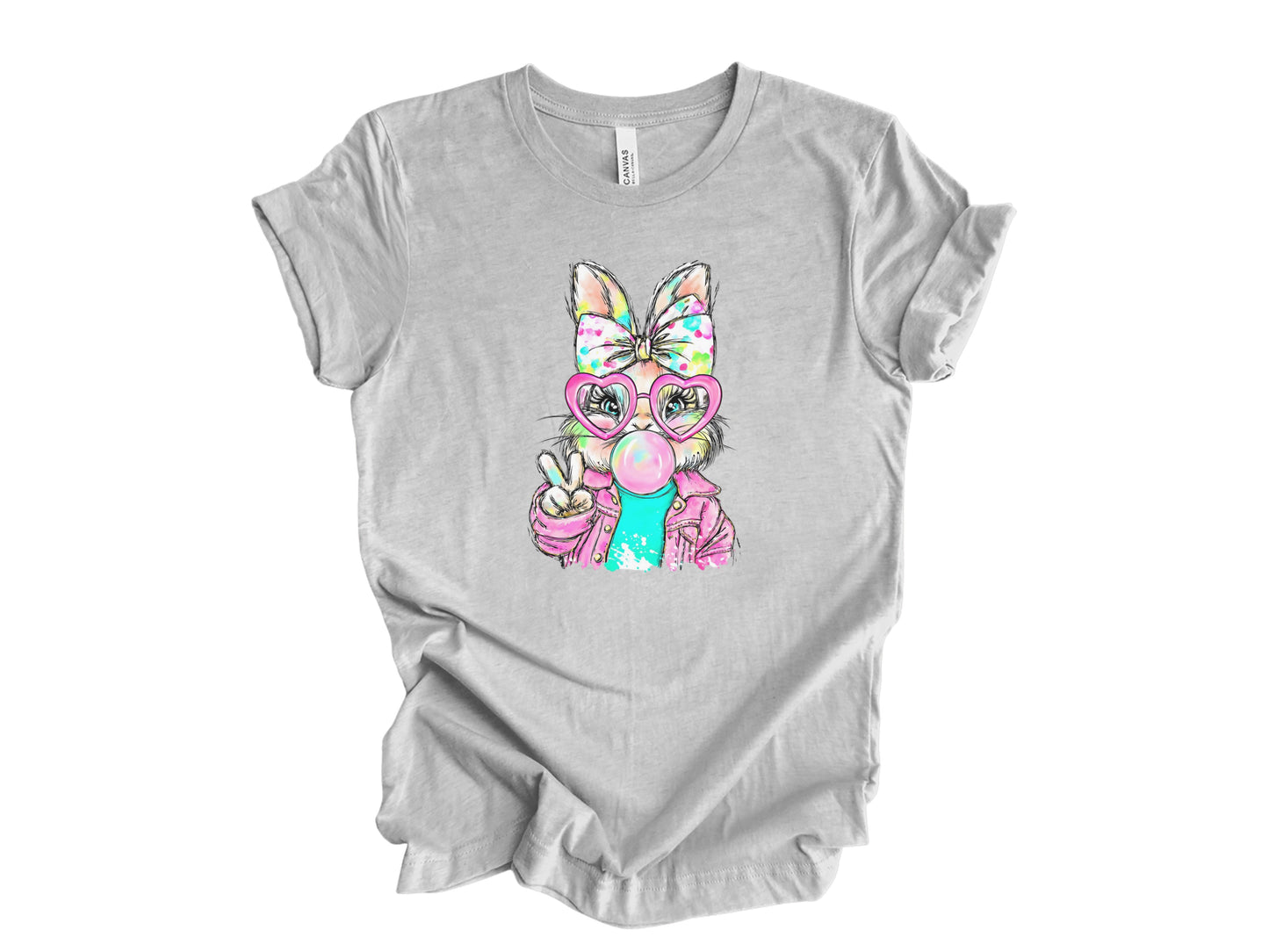 The Retro-Kitsch Bubblegum Bunny Tee